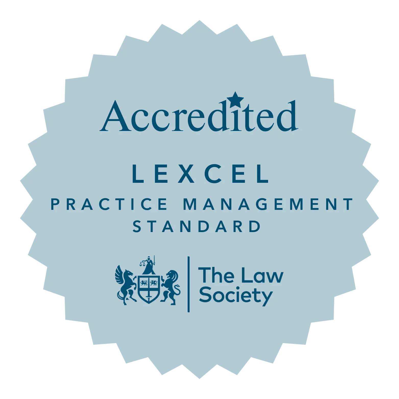 Lexcel Legal Practice Quality Mark - Law Society Accredited
