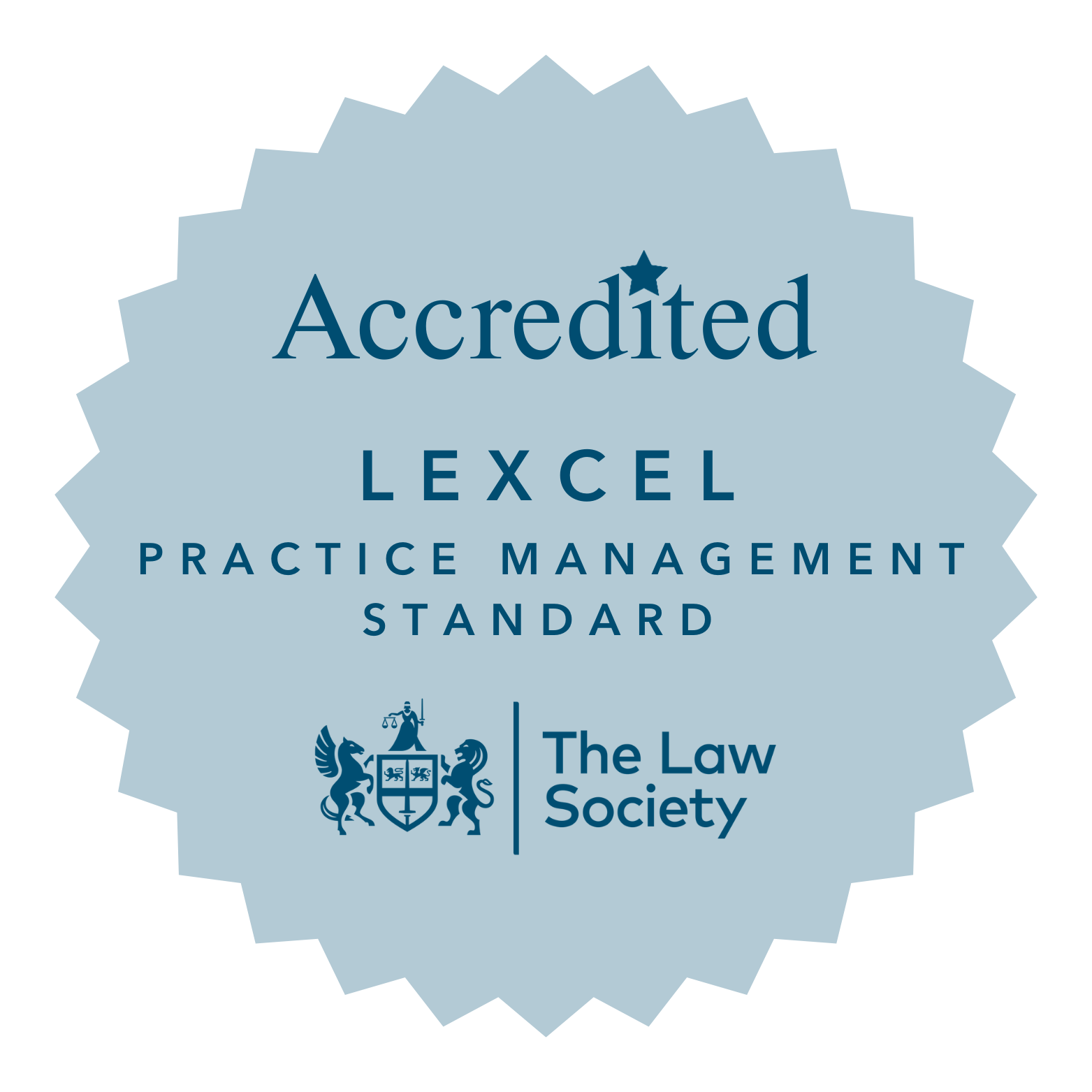 Lexcel Legal Practice Quality Mark - Law Society Accredited